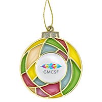 Stained Glass Bulb Ornament